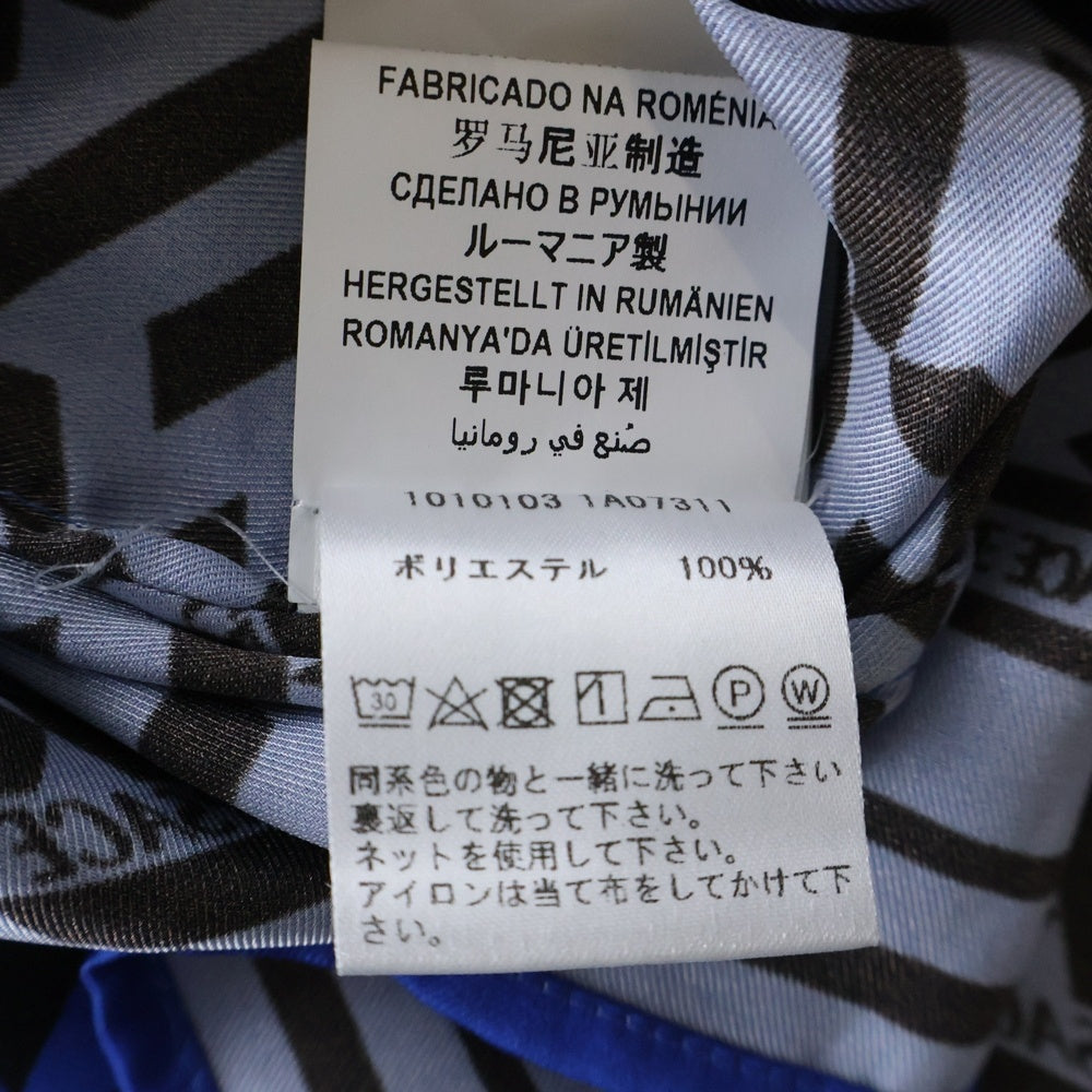 VERSACE(ヴェルサーチ) 総柄 半袖シャツ ブルー 1A07311