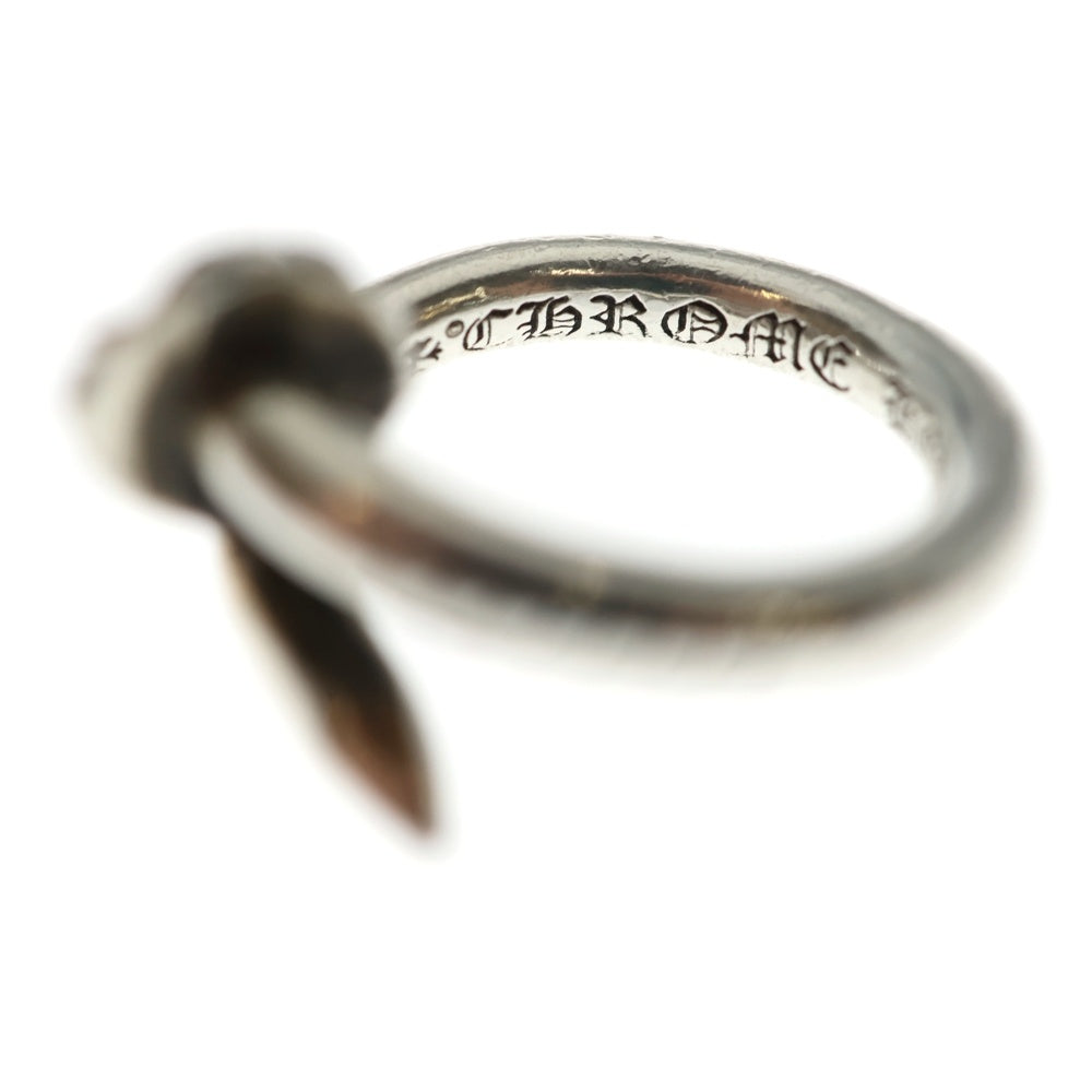 CHROME HEARTS(クロムハーツ) NAIL CRSBALL ネイル クロスボール リング シルバー BCA349