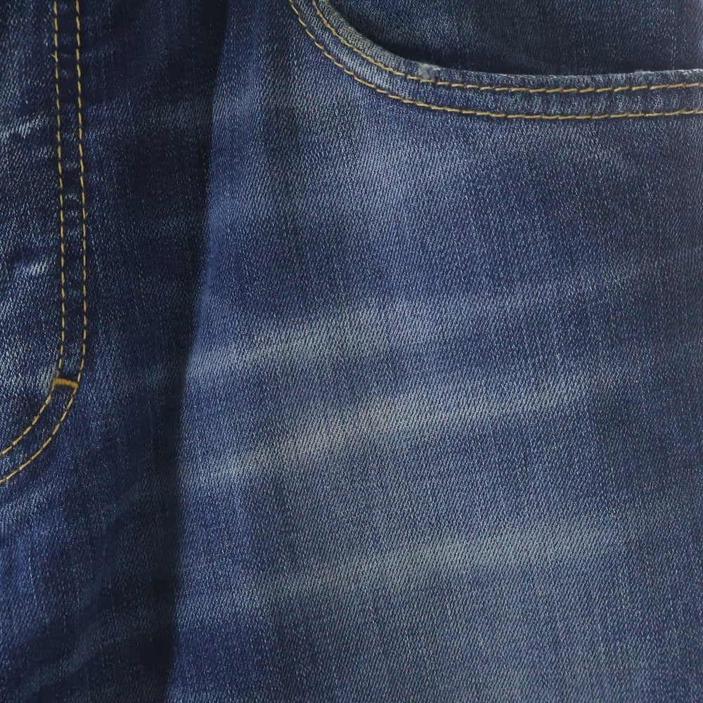 DSQUARED2(ディースクエアード) 23AW SKATER JEAN スケータージーンズ ダメージ加工デニム インディゴ S74LB1317-S30664