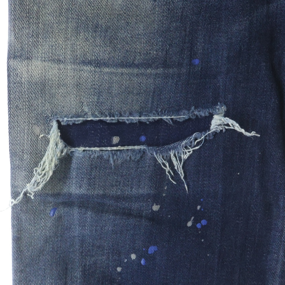 DSQUARED2(ディースクエアード) 20AW SKATER JEAN ケータージーンズ ダメージ加工デニム インディゴ S71LB0838-S30708