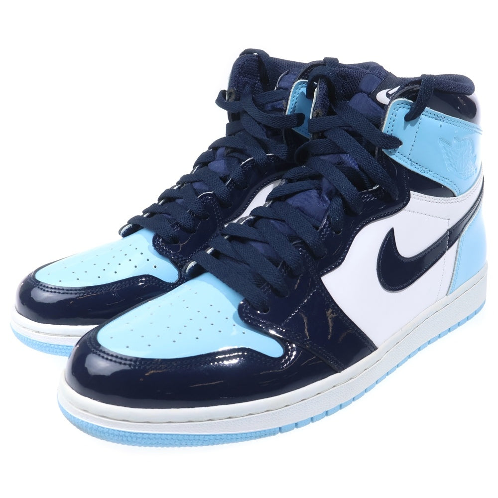 NIKE(ナイキ) WMNS AIR JORDAN 1 HIGH OG BLUE CHILL CD0461-401 エアジョーダン1ハイオージーブルーチルスニーカー ブルー/ブラック/ホワイト US10.5/27.5cm レディース