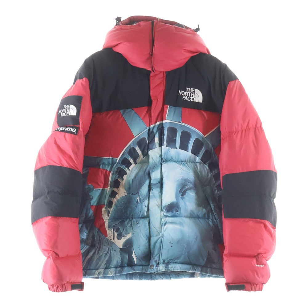 SUPREME(シュプリーム) 19AW ×THE NORTH FACE Statue Of Liberty Baltro Jacket ザノースフェイス ダウンジャケット レッド NF0A47EW