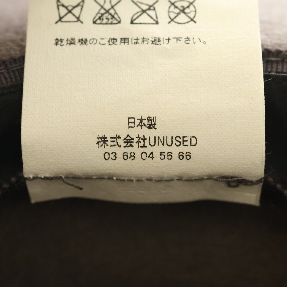UNUSED(アンユーズド) RABBIT FUR HAT UH0365 ラビットファーハット ブラウン