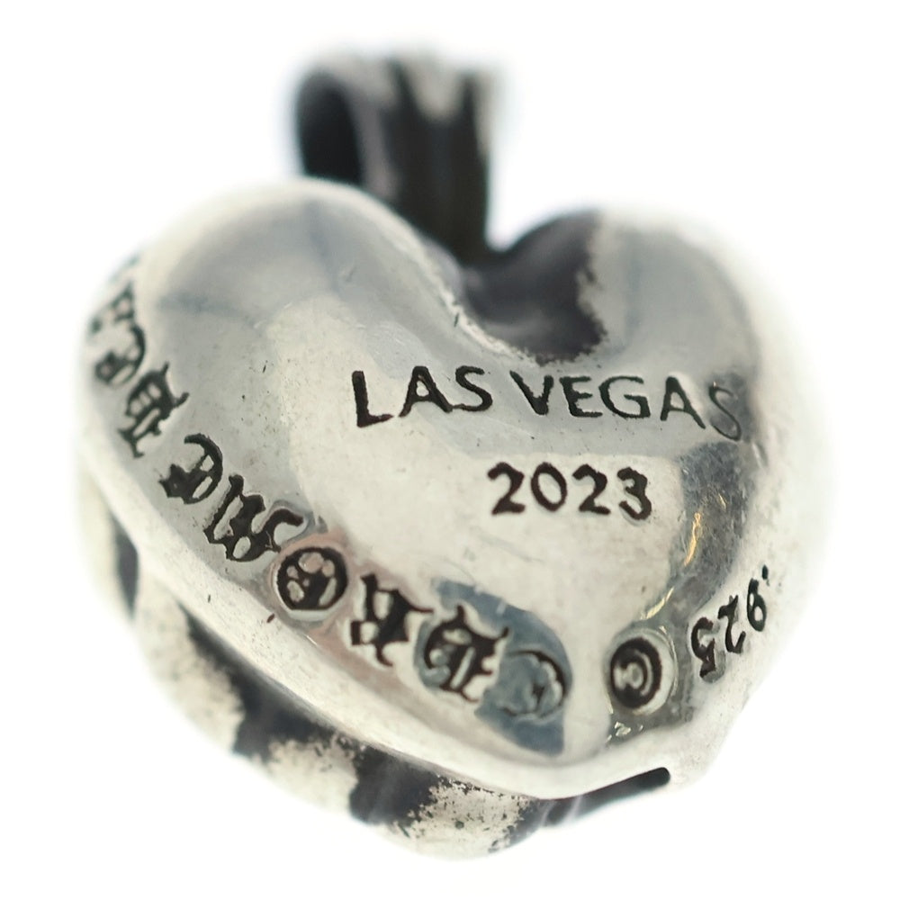 CHROME HEARTS(クロムハーツ) HEART CHARM LAS VEGAS ラスベガス限定 ハートチャーム ペンダントトップ シルバー BCA277
