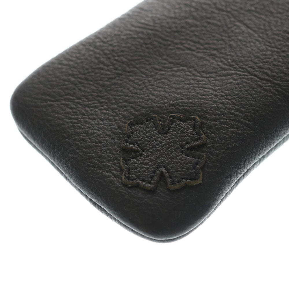 CHROME HEARTS(クロムハーツ) CASE アイウェアケース 眼鏡ケース レザー ブラック
