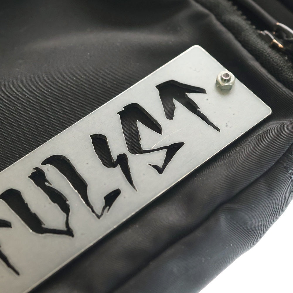 cvtvlist(カタリスト) INDUSTRIAL BUM BAG ロゴプレートボディバッグ ブラック