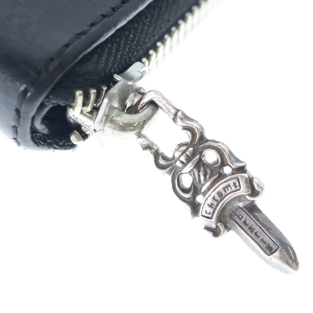 CHROME HEARTS(クロムハーツ) ONE TRILLION ワントリリオン フレアニー レザーコインケース ブラック レディース