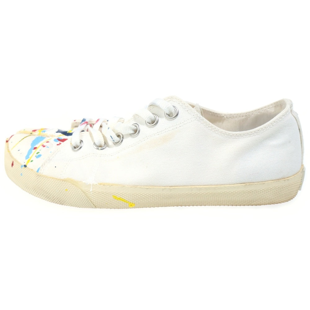Martin Margiela 22(マルタンマルジェラ) Tabi タビ ペイント加工 ローカットスニーカー ホワイト S58WS0112 レディース