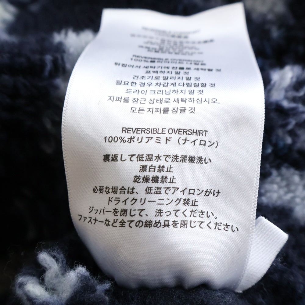 OAMC(オーエーエムシー) 25AW × PEACEMAKER Reversible Overshirt ピースメーカー オーバーサイズ シャツジャケット PCM2OJ06ANY00299 ブラック