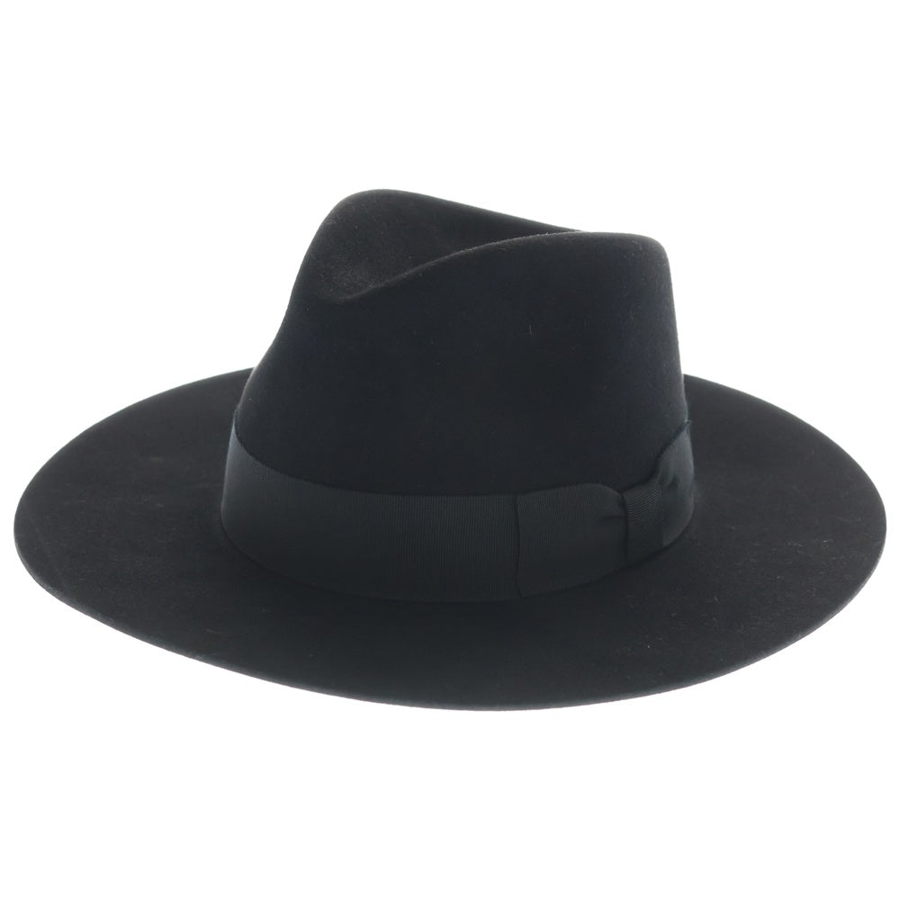 SAINT LAURENT PARIS(サンローランパリ) ウエスタン ウールハット 帽子 ブラック HM01 442288 Y3NA2 1000 レディース