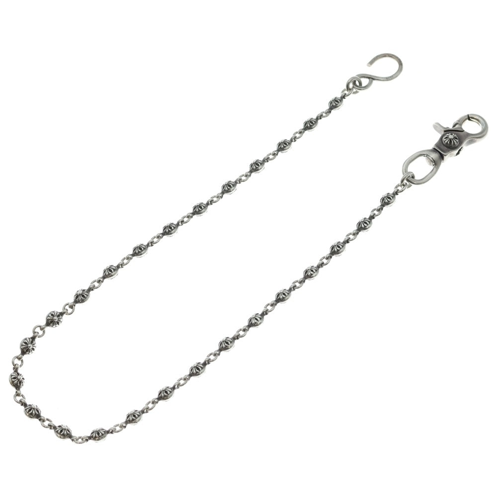 CHROME HEARTS(クロムハーツ) 1BALL LONG-S/1クリップロング#1クロスボール ウォレットチェーン シルバー BCA384