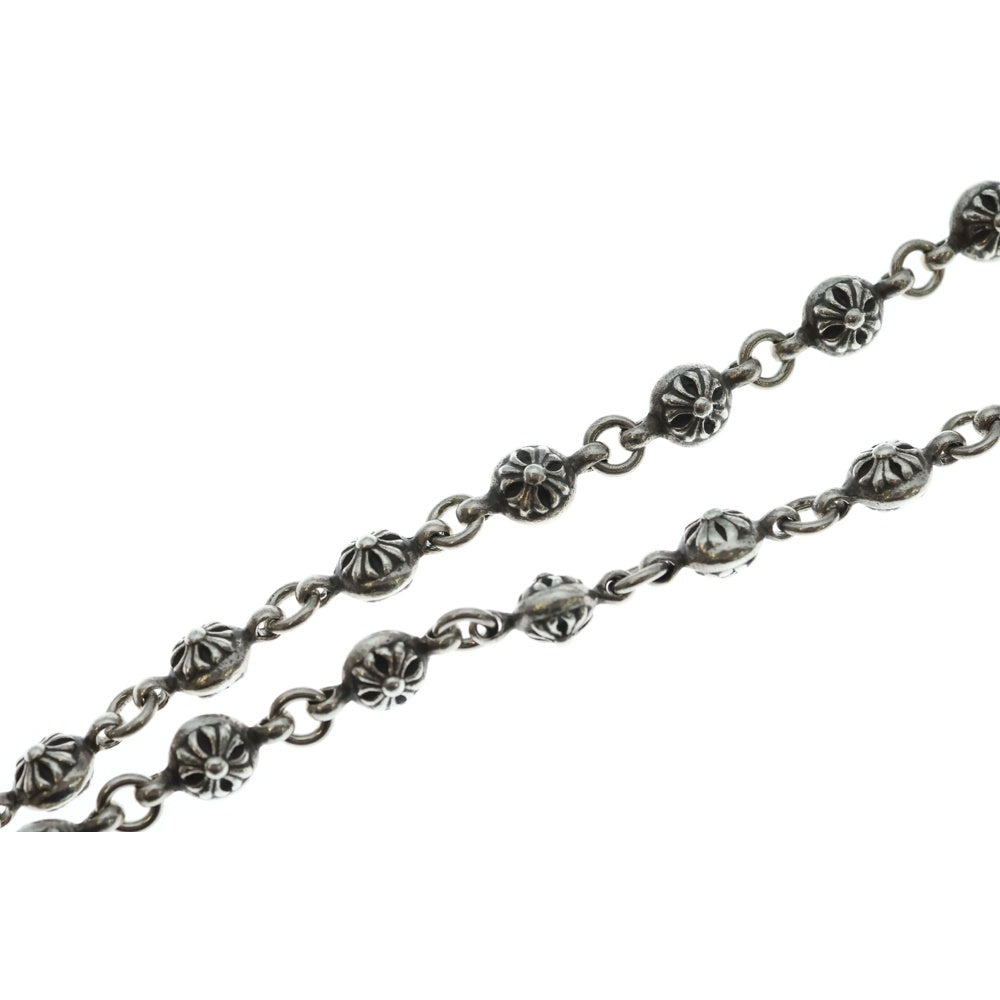 CHROME HEARTS(クロムハーツ) 1BALL LONG-S/1クリップロング#1クロスボール ウォレットチェーン シルバー BCA384
