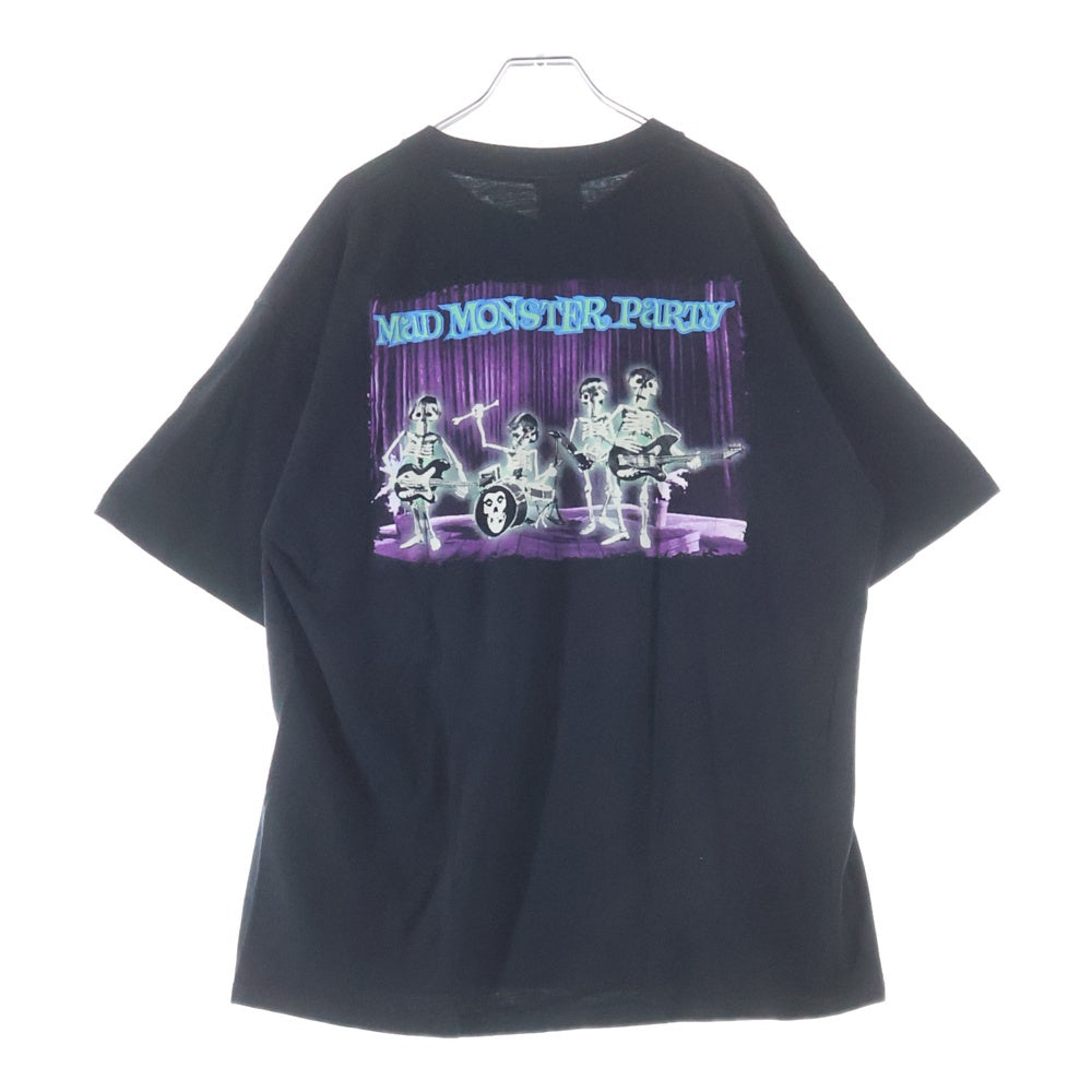 VINTAGE(ヴィンテージ) 90s MISFITS MAD MONSTER PARTY ミスフィッツ マッドモンスター パーティー 両面プリント Tシャツ 半袖カットソー ブラック