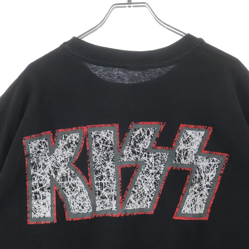 VINTAGE(ヴィンテージ) 90s KISS UNHOLY TEE アンホーリー フロント プリント Tシャツ 半袖 カットソー ブラック