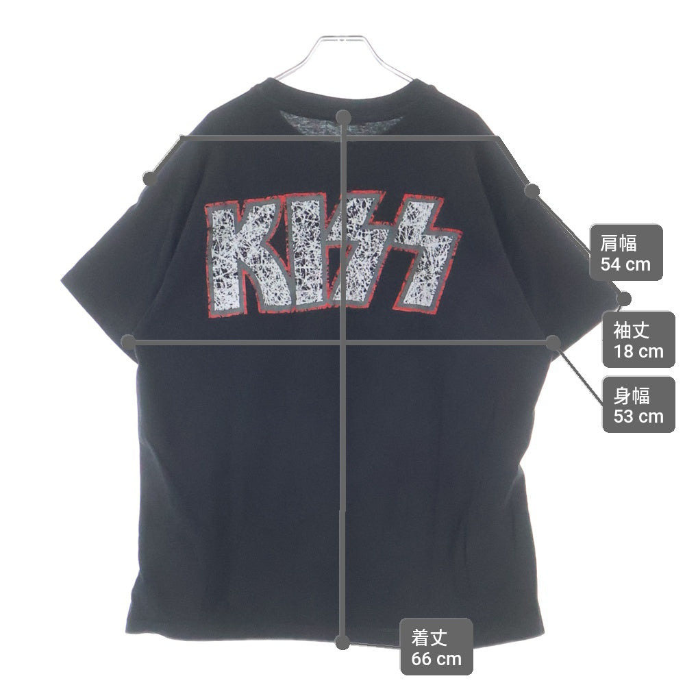 VINTAGE(ヴィンテージ) 90s KISS UNHOLY TEE アンホーリー フロント プリント Tシャツ 半袖 カットソー ブラック