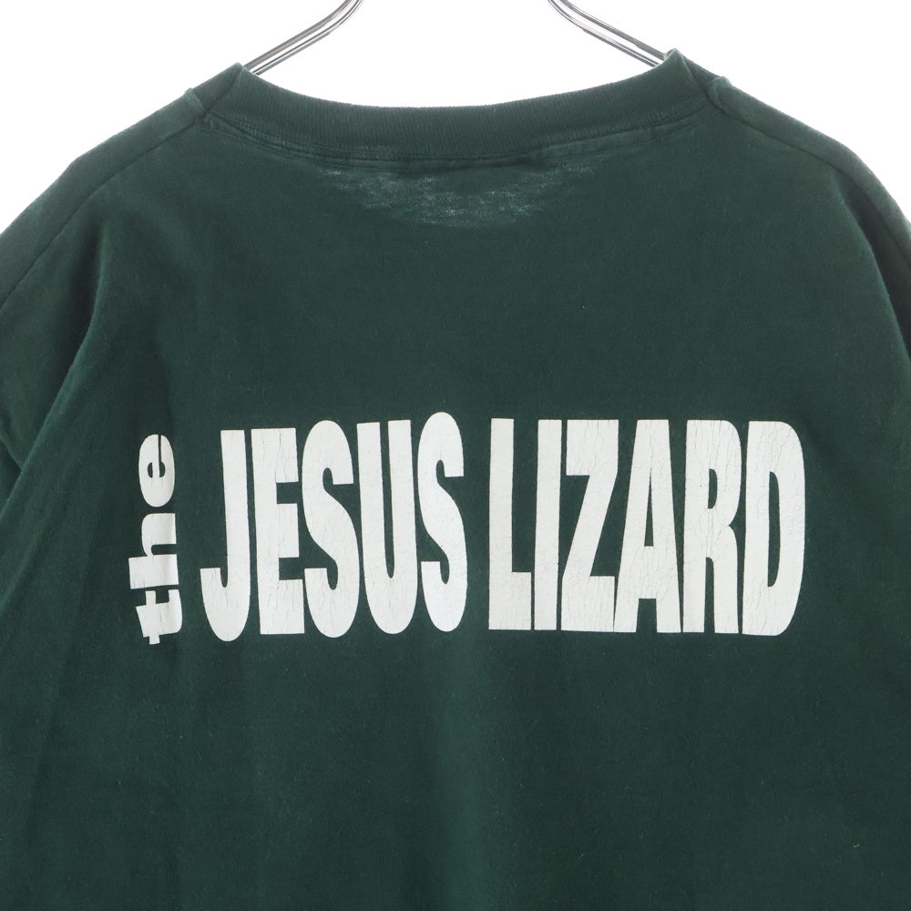 VINTAGE(ヴィンテージ) 90s THE JESUS LIZARD FALLING DOG 半袖Tシャツカットソー グリーン