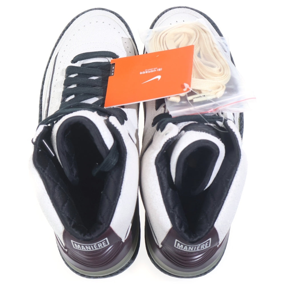 NIKE(ナイキ) ×A MA MANIERE AIR JORDAN 2 RETRO SP ア マ マニエール エアジョーダン 2 レトロ ハイカットスニーカー ホワイト/バーガンディ US9.5/27.5cm DO7216-100