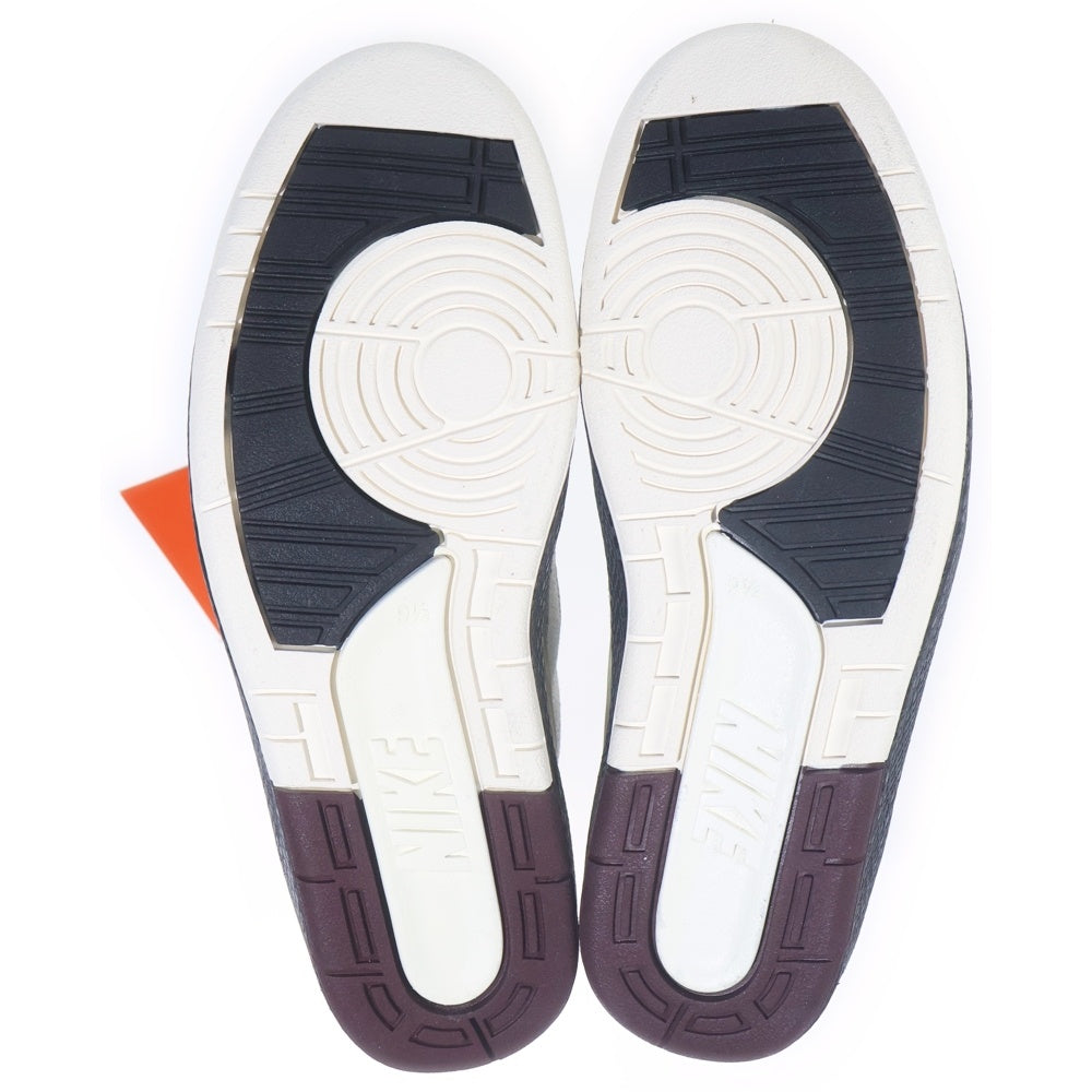 NIKE(ナイキ) ×A MA MANIERE AIR JORDAN 2 RETRO SP ア マ マニエール エアジョーダン 2 レトロ ハイカットスニーカー ホワイト/バーガンディ US9.5/27.5cm DO7216-100