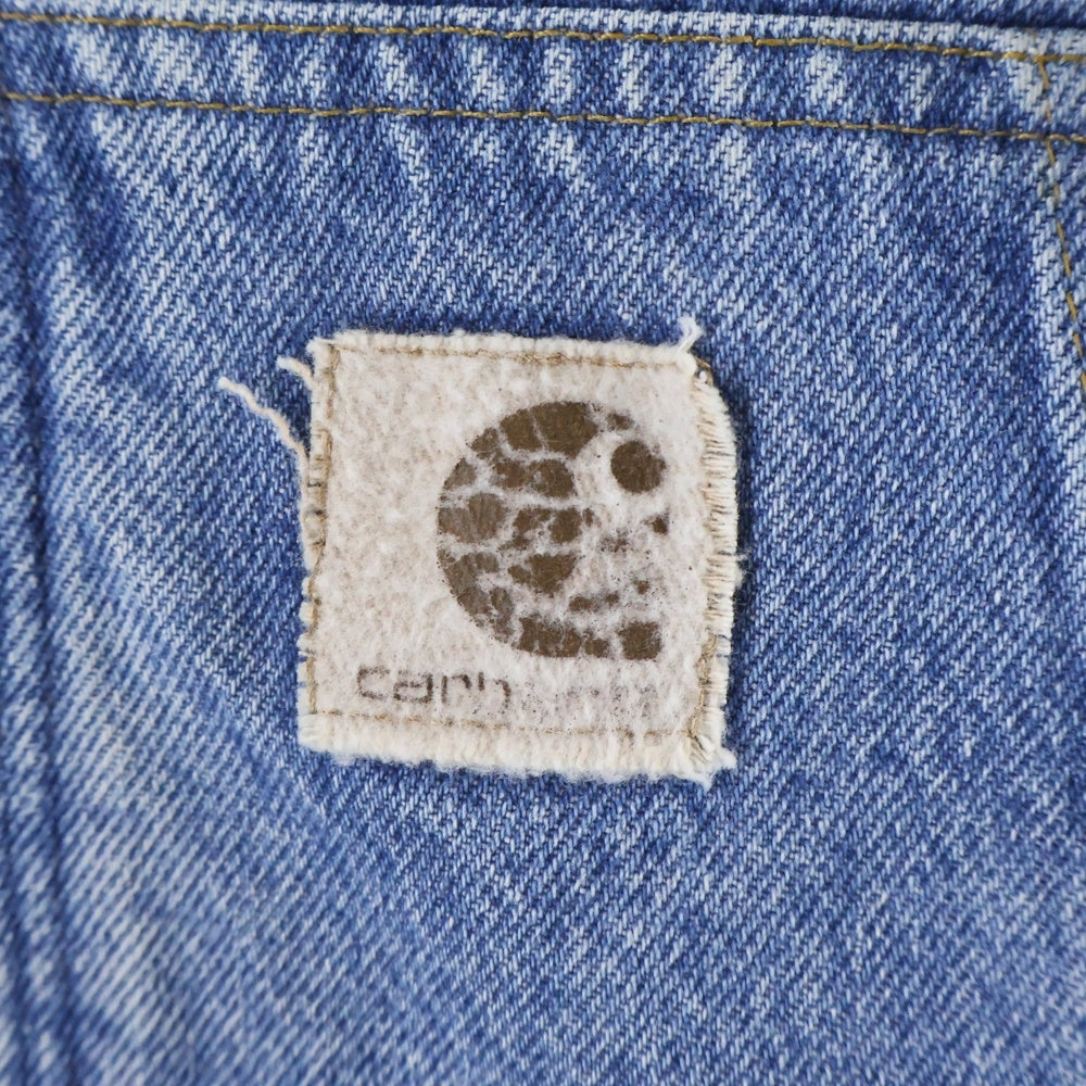 CARHARTT(カーハート) VINTAGE ACTIVE JACKET ヴィンテージ アクティブジャケット 裏地ブランケット デニムジップアップパーカー インディゴ