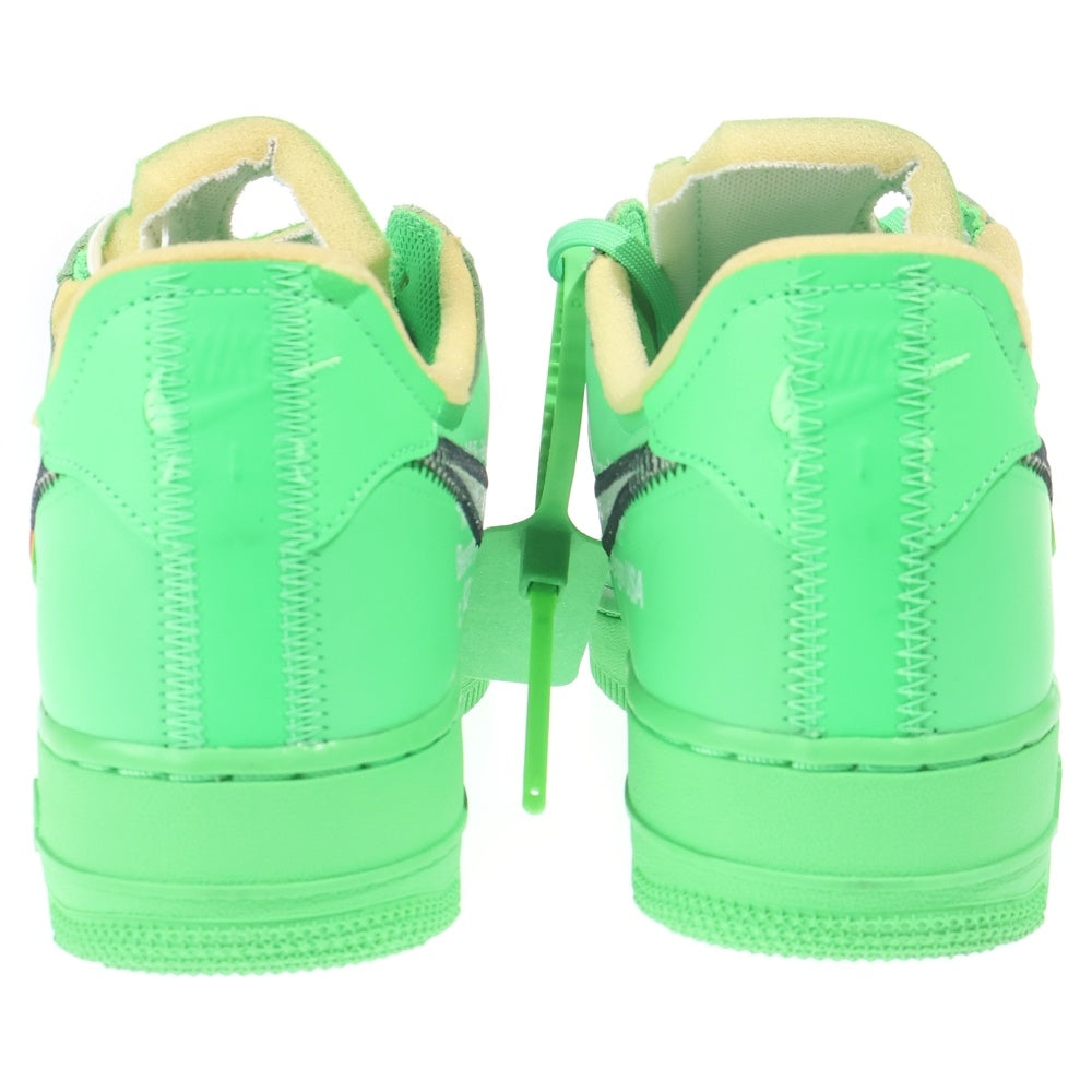 OFF-WHITE(オフホワイト) ×NIKE AIR FORCE 1 LOW BROOKLYN LIGHT GREEN SPARK DX1419-300 エアフォースワン ロウ ブルックリンライトグリーンスパーク グリーン US9/27.0cm