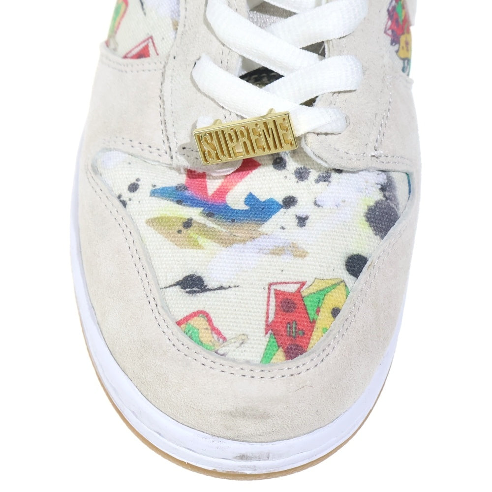 NIKE(ナイキ) ×DUNK HIGH RAMMELLZEE シュプリーム ダンク ラメルジー ハイカットスニーカー ホワイト/マルチ US9.5/27.5cm FD8779-100