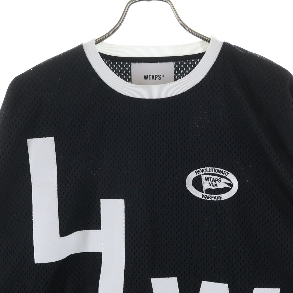 WTAPS(ダブルタップス) 22AW NETMINDER ネットマインダー メッシュロングスリーブシャツ ブラック 222ATDT-CSM06