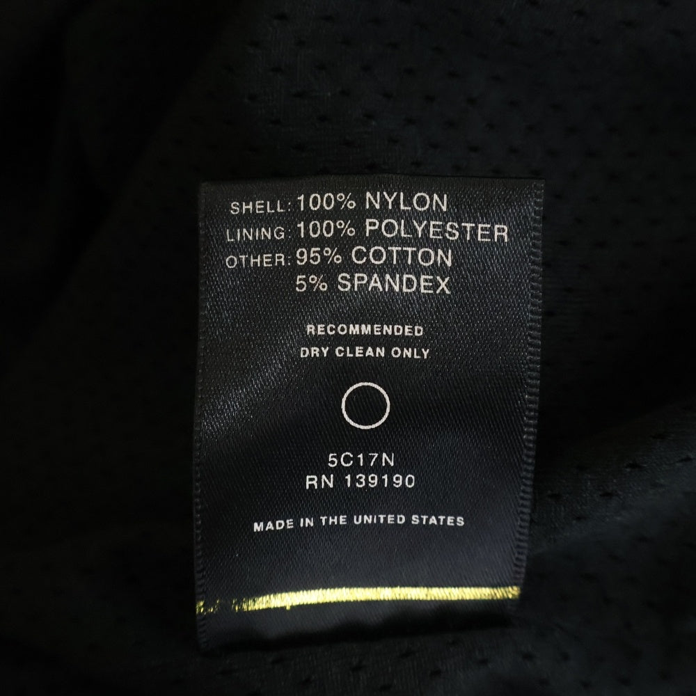 FEAR OF GOD(フィアオブゴッド) FIFTH COLLECTION バックロゴ ハーフジップ サテンジャケット ブラック 5C17N