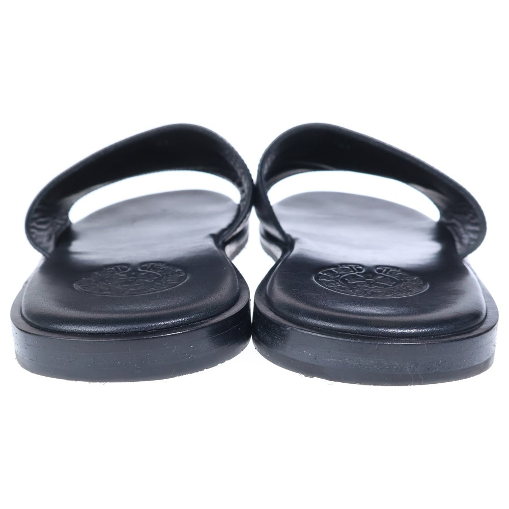 CHROME HEARTS(クロムハーツ) CH SLIDE LEATHER CHプラスパッチレザーサンダル ブラック