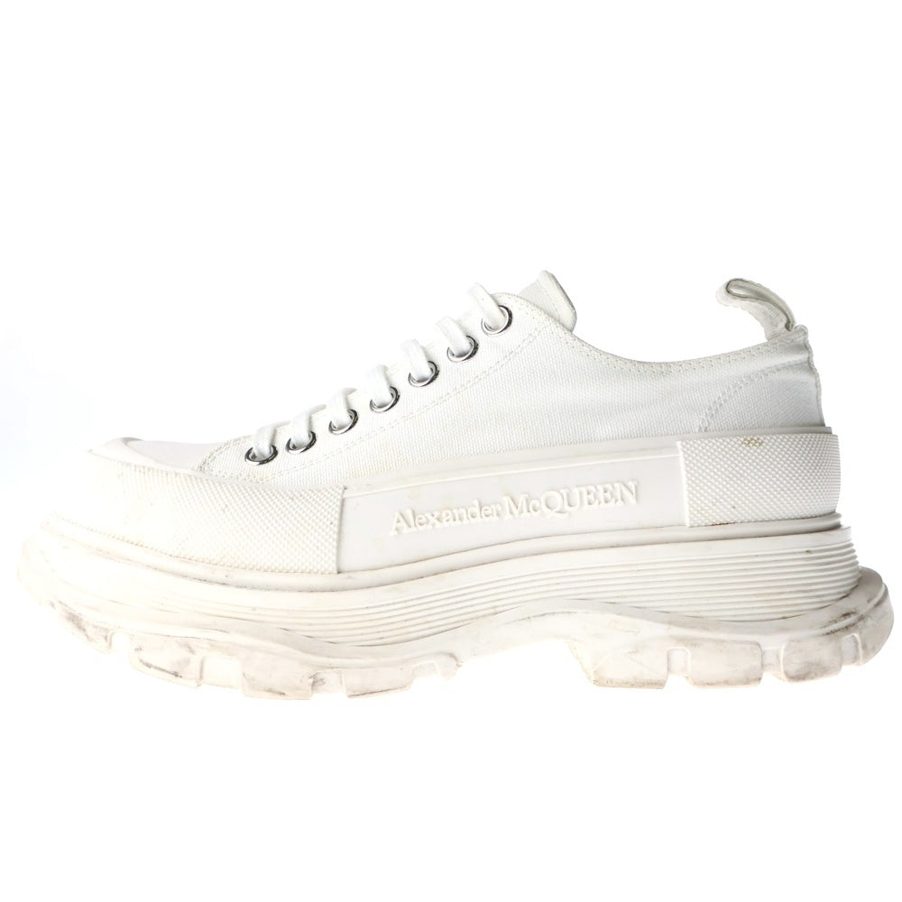 Alexander McQueen(アレキサンダーマックイーン) トレッドスリック キャンバス ローカットスニーカー ホワイト