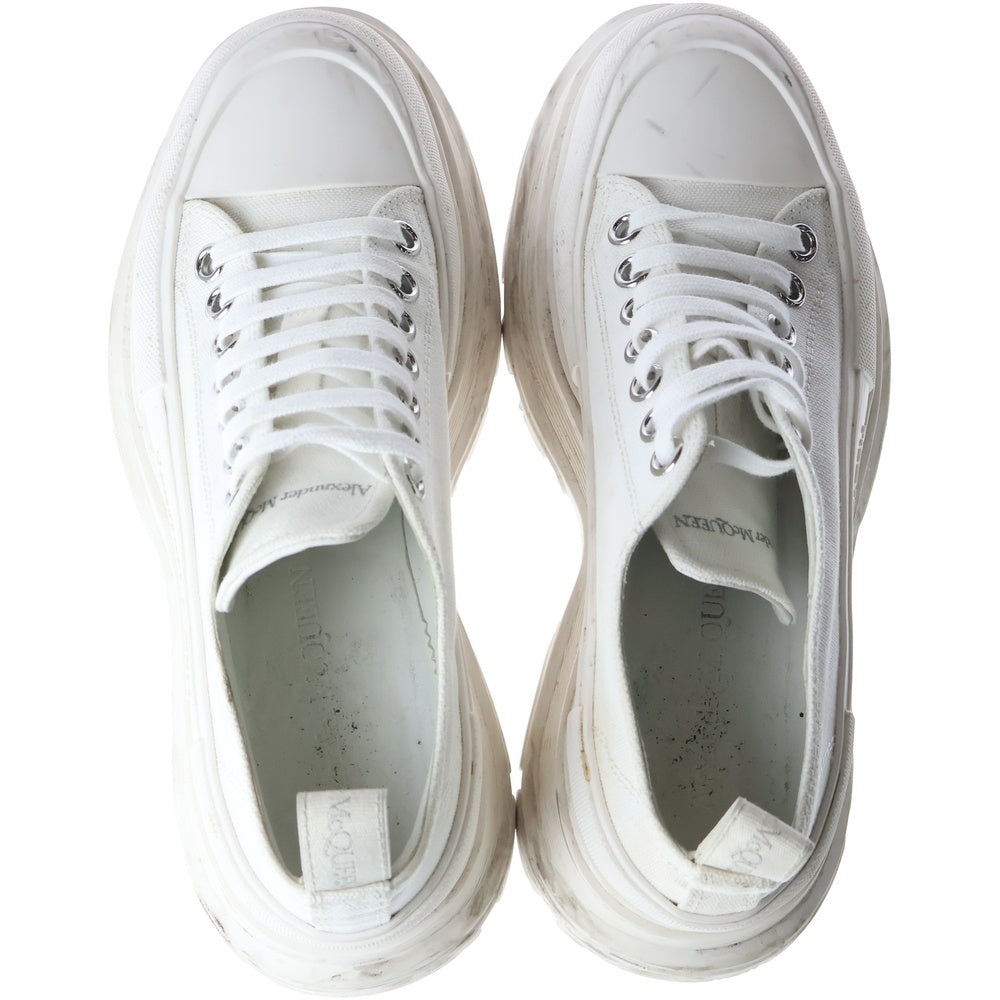 Alexander McQueen(アレキサンダーマックイーン) トレッドスリック キャンバス ローカットスニーカー ホワイト