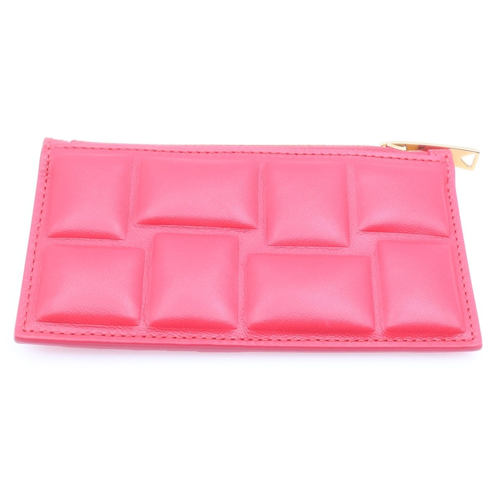 BOTTEGA VENETA(ボッテガヴェネタ) パティング レザーカードケース レッド P022980124 レディース