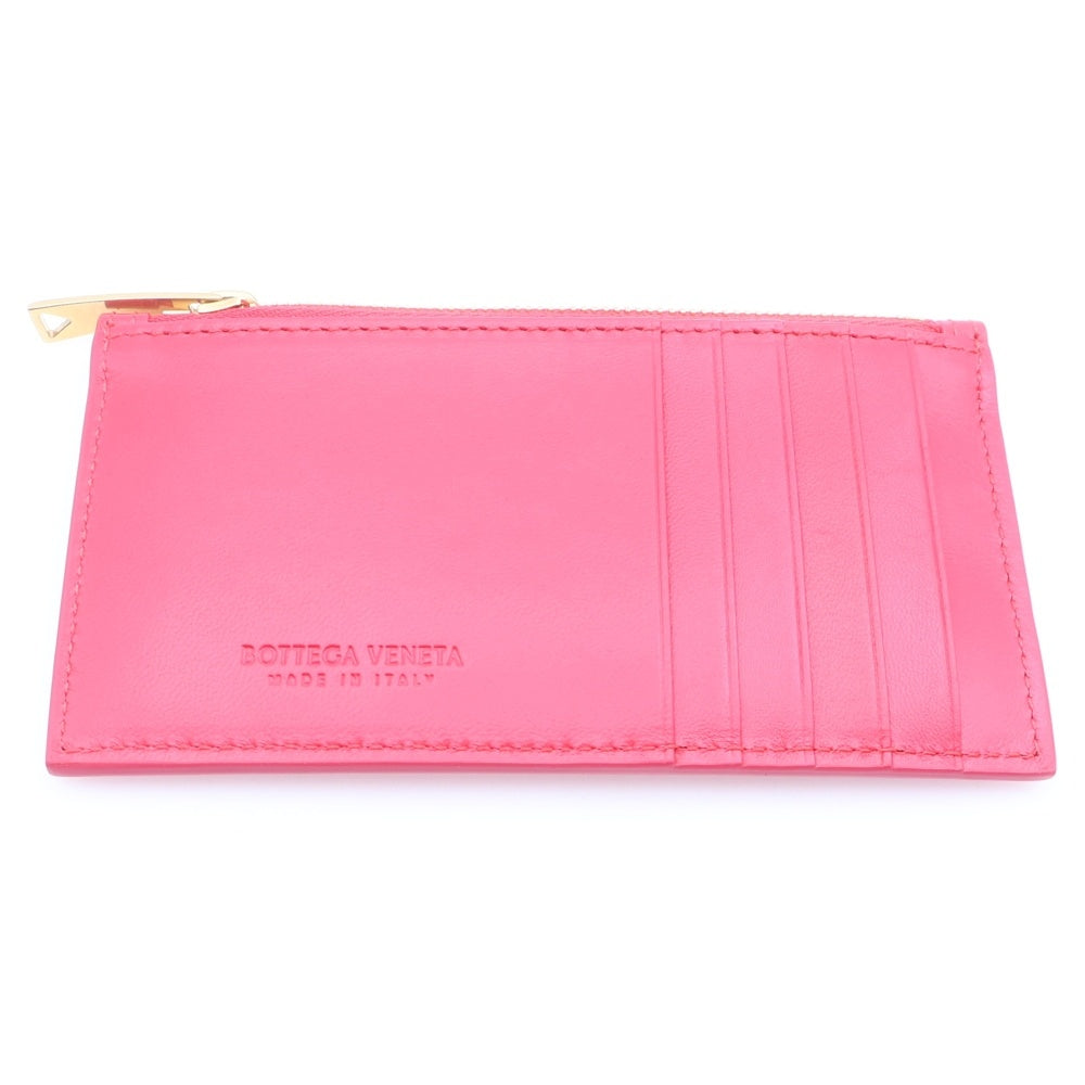 BOTTEGA VENETA(ボッテガヴェネタ) パティング レザーカードケース レッド P022980124 レディース