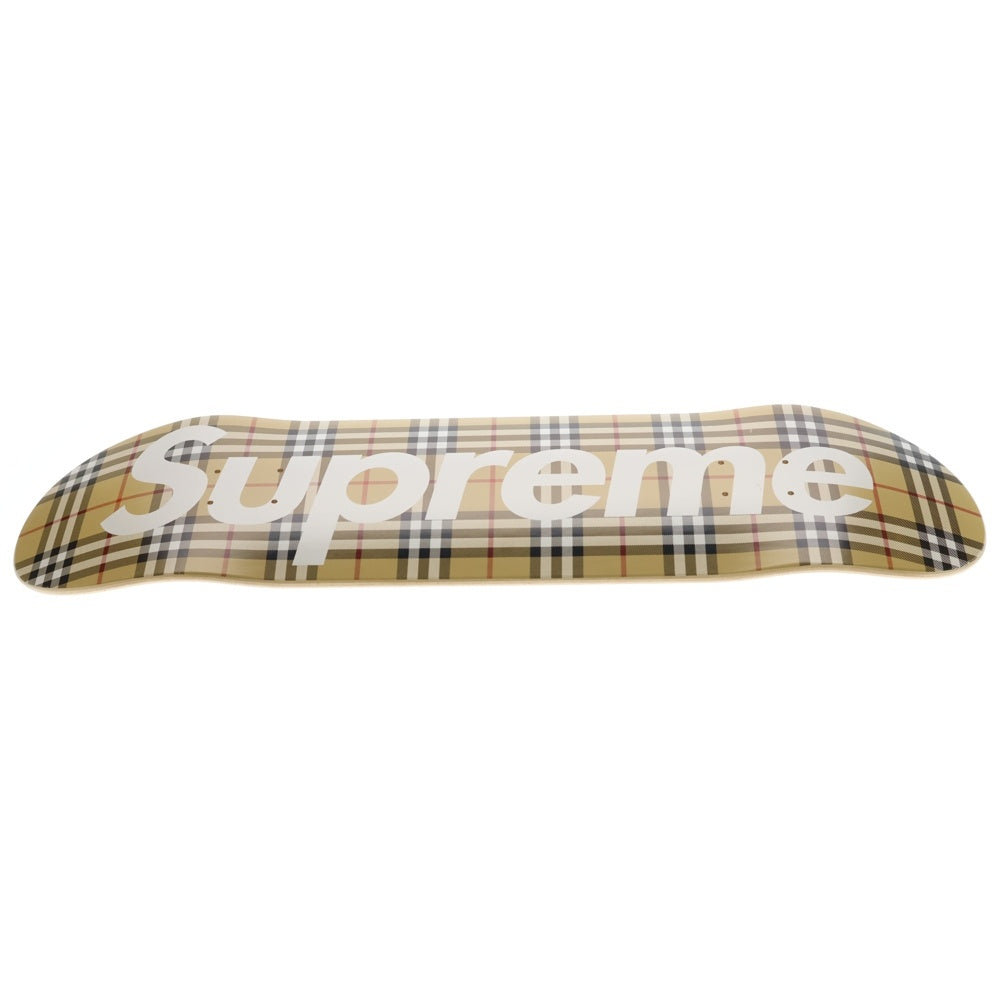 SUPREME(シュプリーム) 22SS ×Burberry Skateboard Deck スケートボード デッキ ベージュ