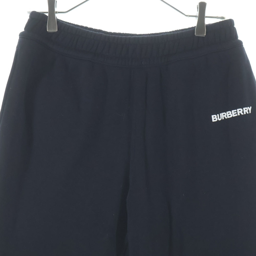 BURBERRY(バーバリー) フロントロゴ入りスウェットパンツ 8083151 ブラック