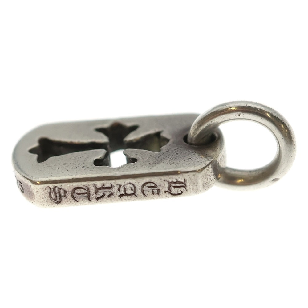 CHROME HEARTS(クロムハーツ) DT TNY CO CRS タイニーカットアウトクロスドッグタグ チャーム ペンダントトップ シルバー BCA252