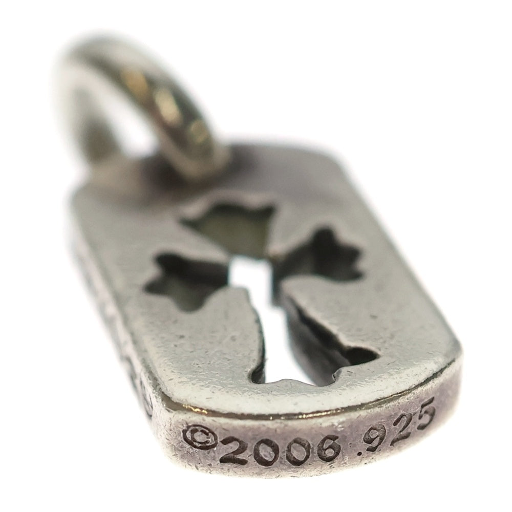 CHROME HEARTS(クロムハーツ) DT TNY CO CRS タイニーカットアウトクロスドッグタグ チャーム ペンダントトップ シルバー BCA252