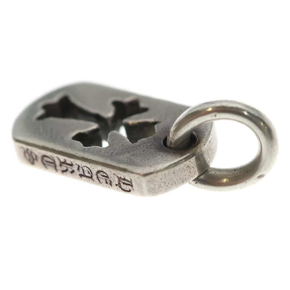 CHROME HEARTS(クロムハーツ) DT TNY CO CRS タイニーカットアウトクロスドッグタグ チャーム ペンダントトップ シルバー BCA252