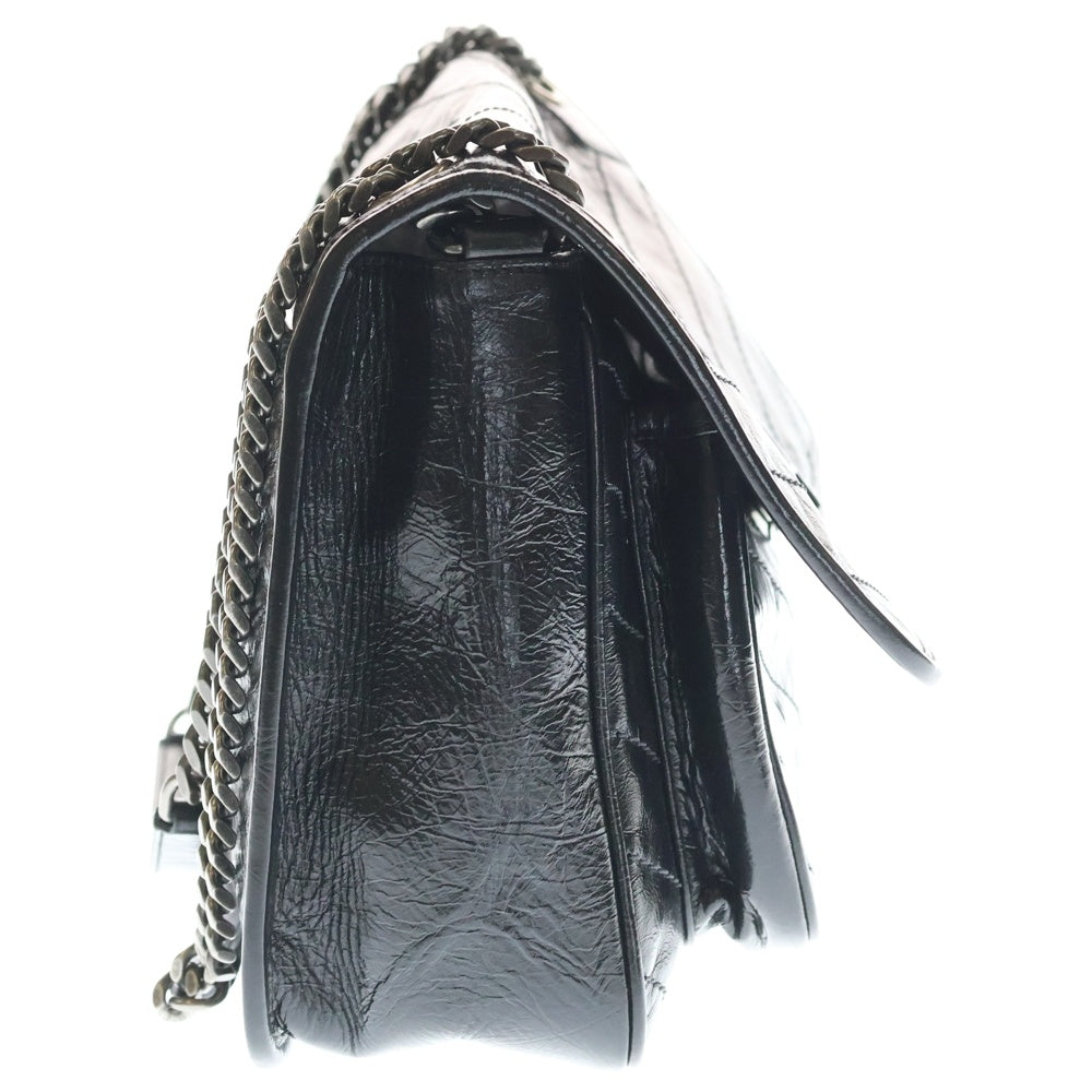 SAINT LAURENT PARIS(サンローランパリ) ニキ ミディアム チェーンショルダーバック シルバー金具 633158 レディース