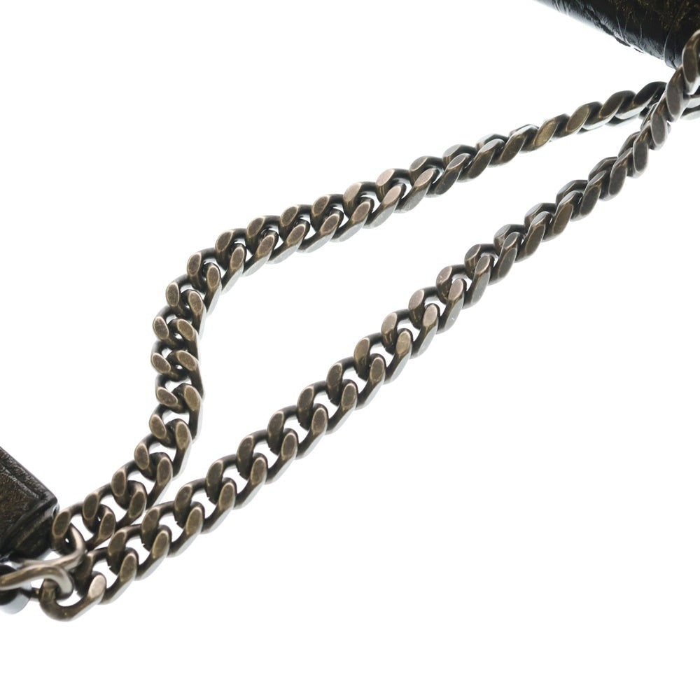 SAINT LAURENT PARIS(サンローランパリ) ニキ ミディアム チェーンショルダーバック シルバー金具 633158 レディース