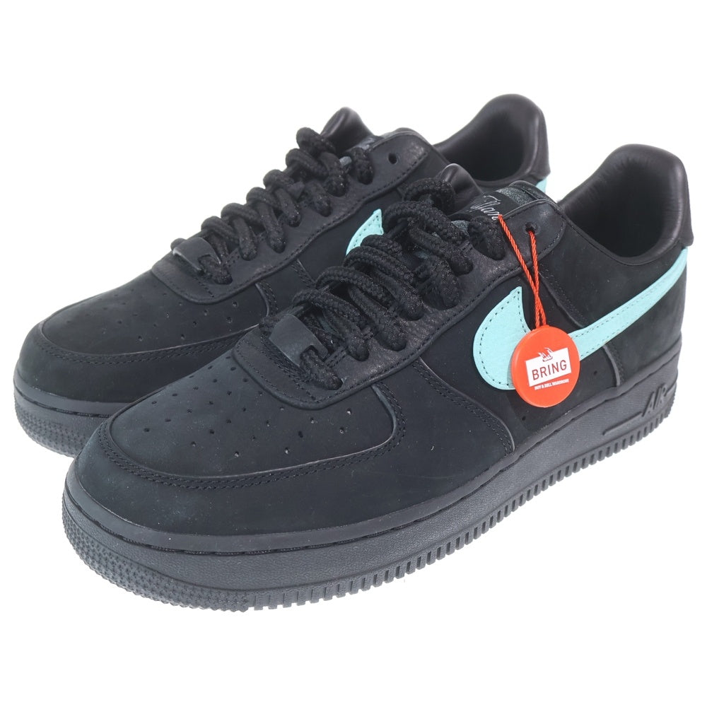 NIKE(ナイキ) ×TIFFANY&CO AIR FORCE 1 LOW 1837 BLACK DZ1382-001 ×ティファニー エアフォース1 ローカットスニーカー シューズ ブラック US8.5/26.5cm