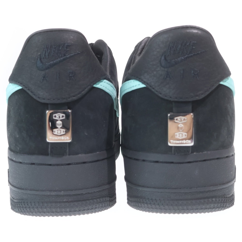 NIKE(ナイキ) ×TIFFANY&CO AIR FORCE 1 LOW 1837 BLACK DZ1382-001 ×ティファニー エアフォース1 ローカットスニーカー シューズ ブラック US8.5/26.5cm