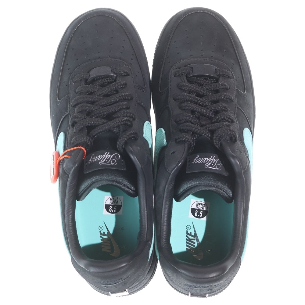 NIKE(ナイキ) ×TIFFANY&CO AIR FORCE 1 LOW 1837 BLACK DZ1382-001 ×ティファニー エアフォース1 ローカットスニーカー シューズ ブラック US8.5/26.5cm
