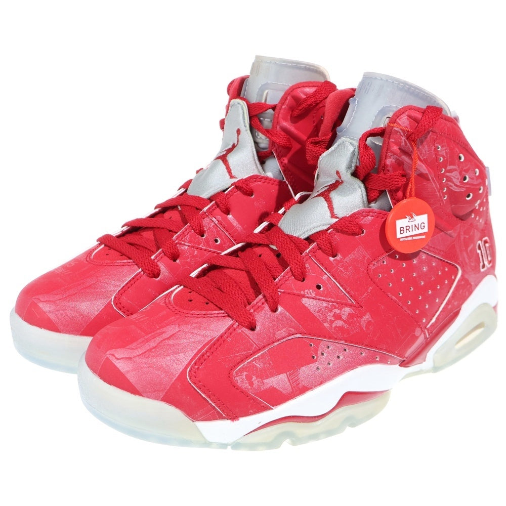 NIKE(ナイキ) ×SLAM DUNK AIR JORDAN 6 RETRO 717302-600 スラムダンク エアジョーダン6 ハイカットスニーカー レッド US8.5/26.5cm