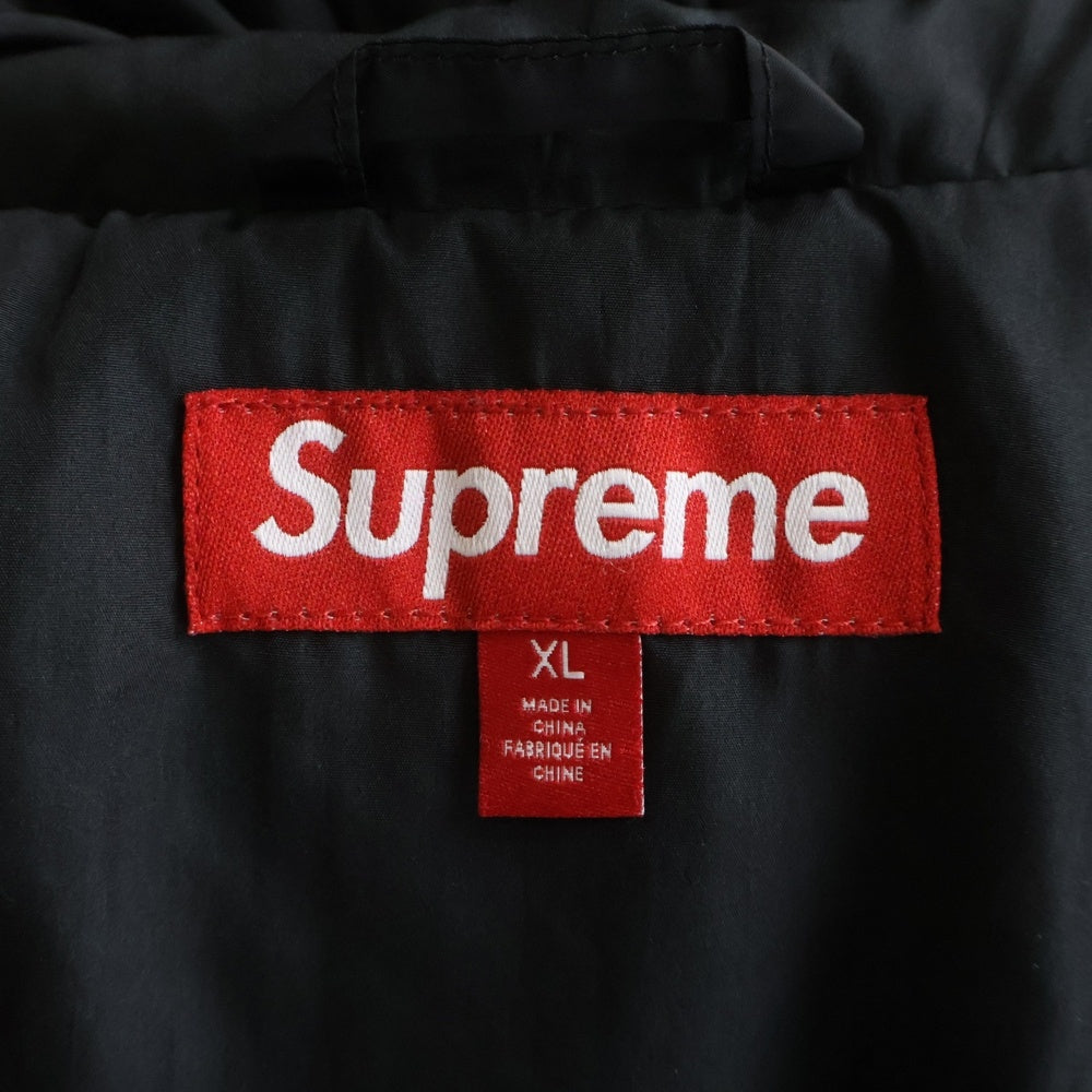 SUPREME(シュプリーム) 25SS WINDSTOPPER Hooded Jacket ウインドストッパー ナイロン フード付きジャケット ブラック