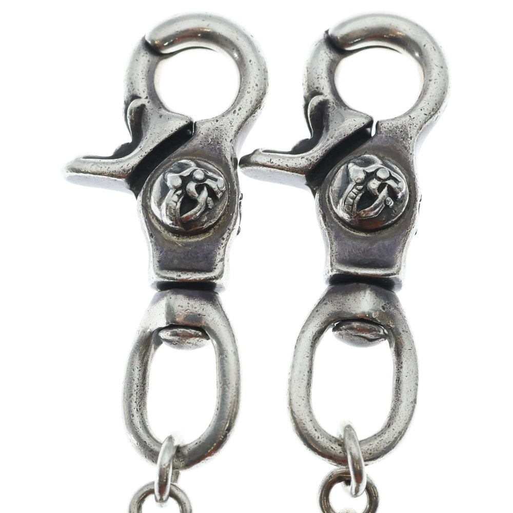 CHROME HEARTS(クロムハーツ) OLD 2BALL LONG-T/2クリップロング#2 オールド ケルティックボール ウォレットチェーン シルバー