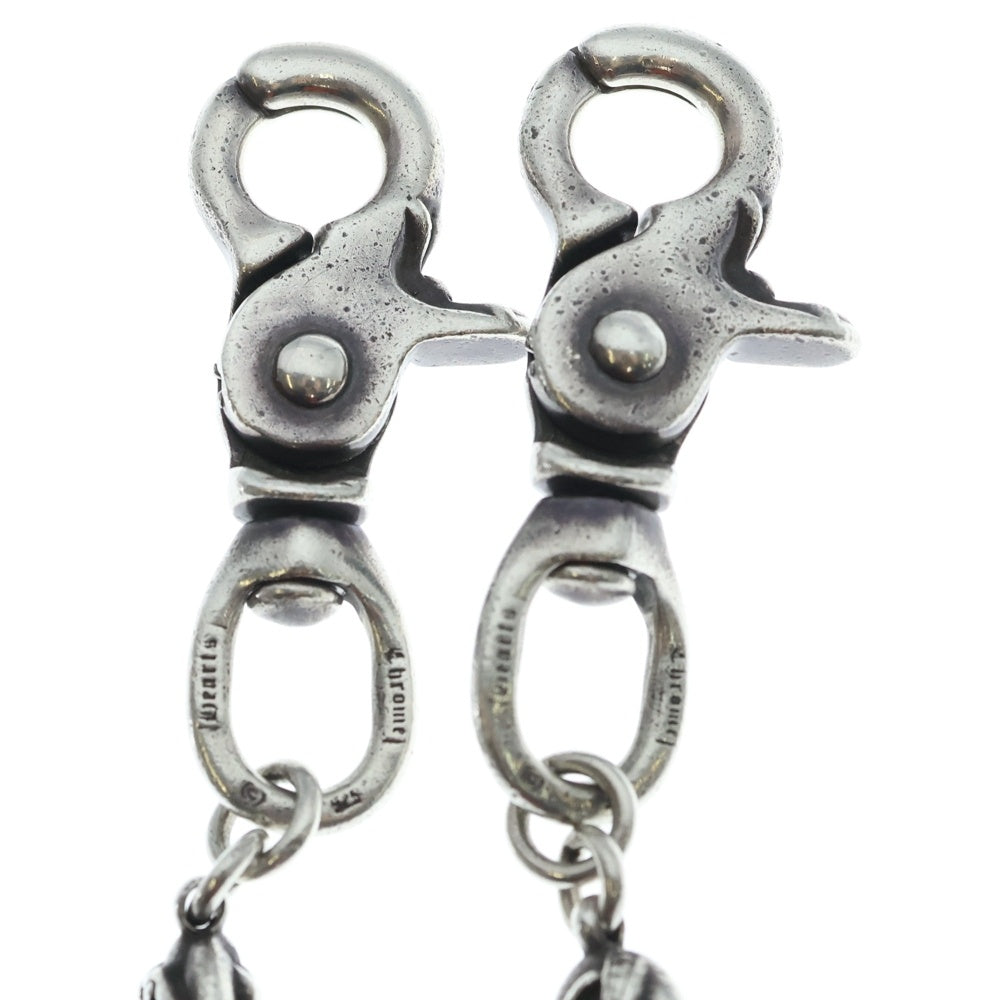 CHROME HEARTS(クロムハーツ) OLD 2BALL LONG-T/2クリップロング#2 オールド ケルティックボール ウォレットチェーン シルバー