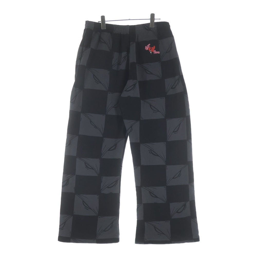 ANTI PROMO(アンチプロモ) 99EYES SWATPANTS MATTY BOY プリント