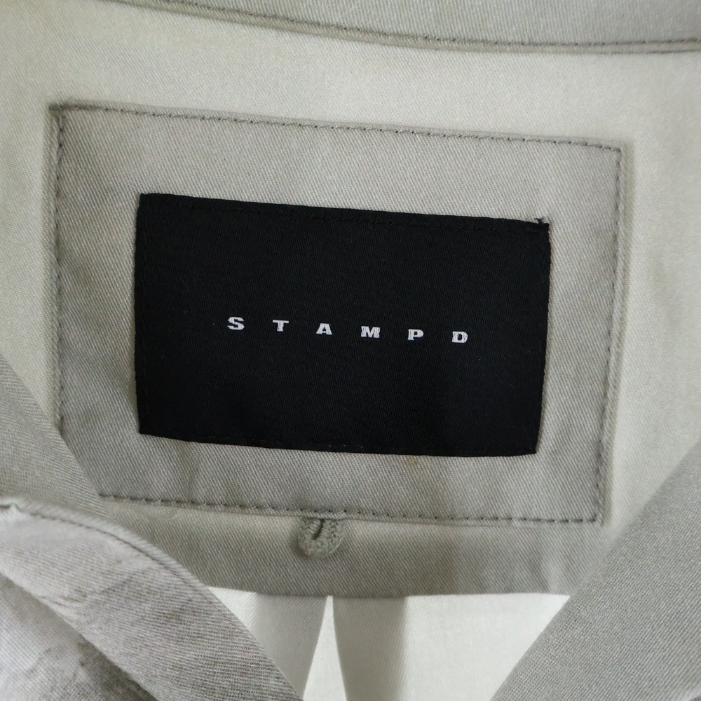 STAMPD(スタンプド) Van Gogh Camp Collar オープンカラー半袖シャツ M3817BD グレー