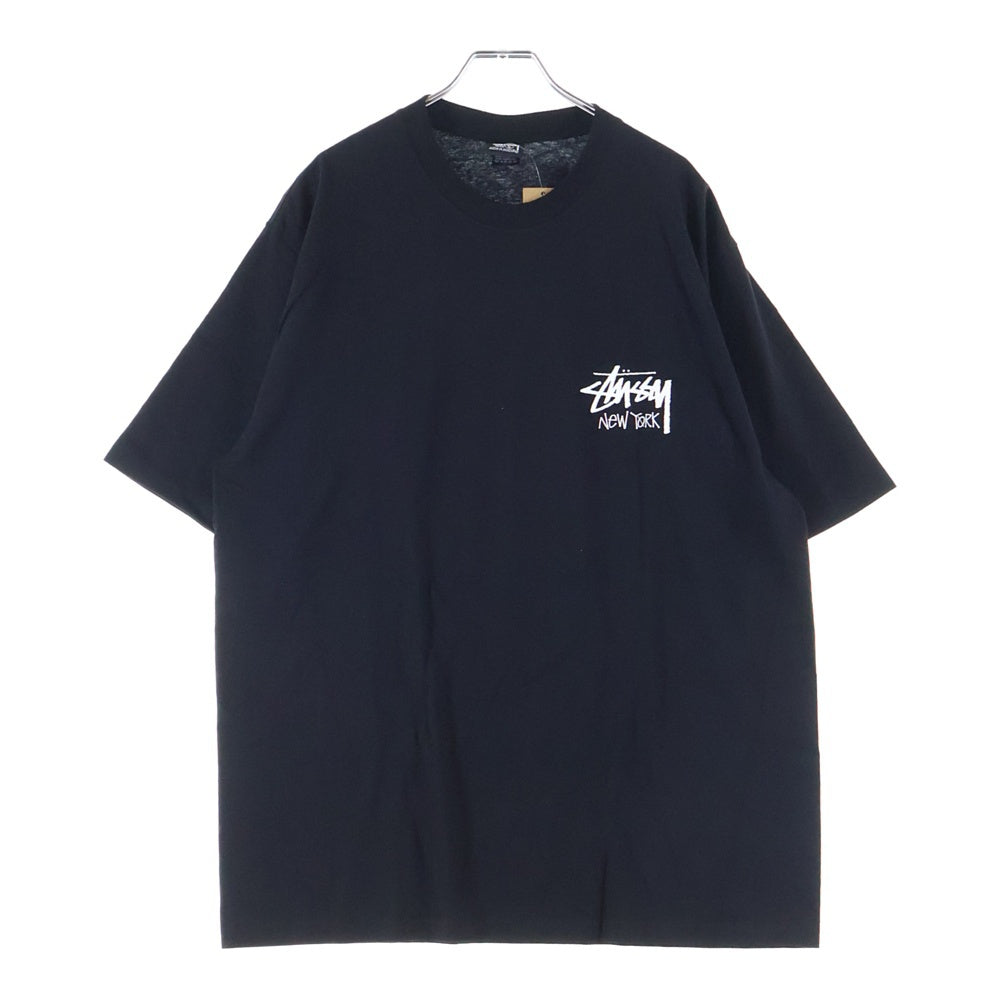 STUSSY(ステューシー) 24SS New York Tee ロゴプリント半袖Tシャツカットソー ホワイト 3903976