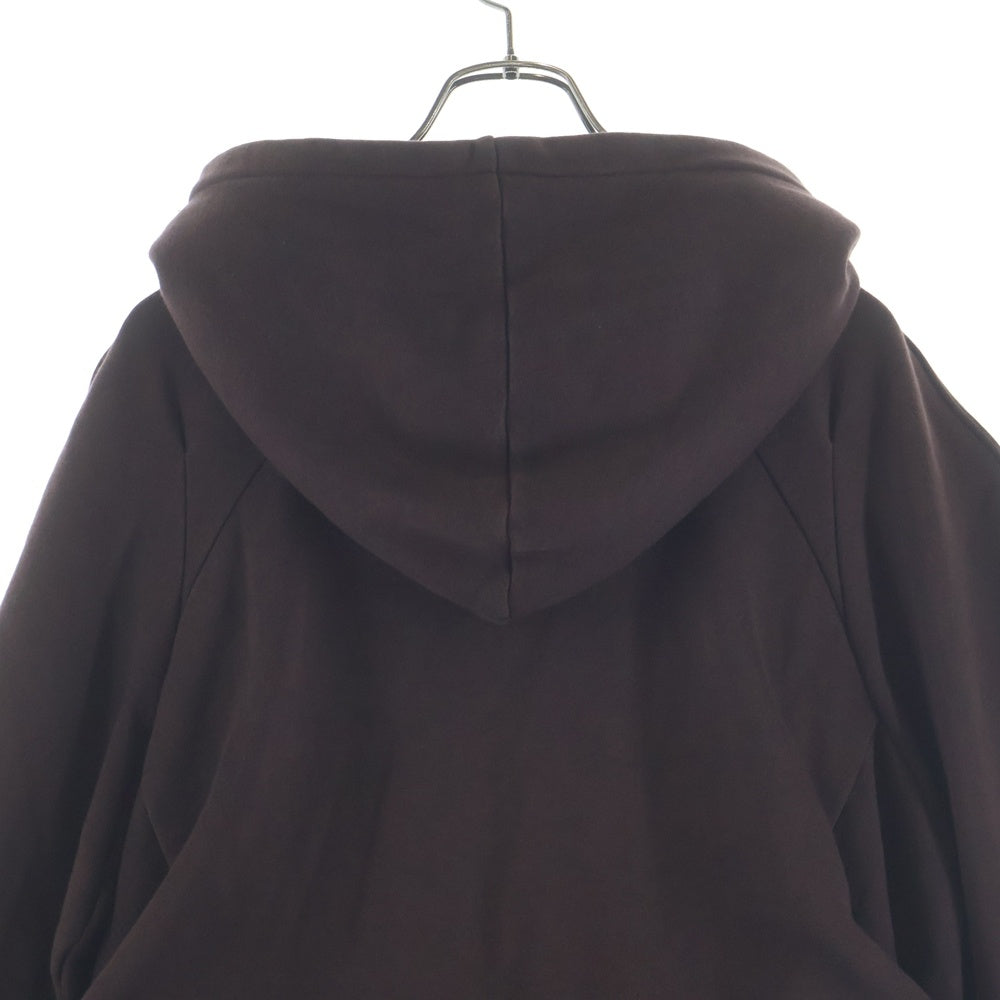 KEISUKEYOSHIDA(ケイスケヨシダ) 21AW フロントプリント ジップアップフーディー ブラウン KY21AW018A